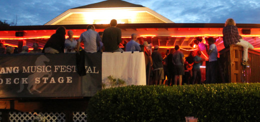 Mike Dianna's Grill Room deck during the spring Mustang Music Festival.