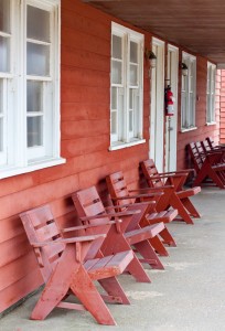 Chairs lined up for comfort at Sea Kove in Kitty Hawk. Photo by Kati Wilkins.