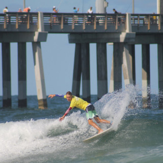 ESA competitor tearing it up in front of Jennette's Pier.