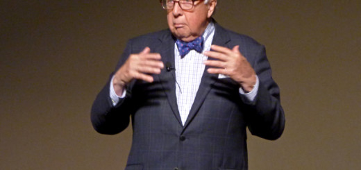 David McCullough lecturing at First Flight High School.