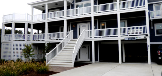 Exterior of Jeff Ballard constructed home in Southern Shores.