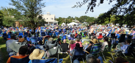 Great turnout at the 7th Annual Duck Jazz Fest.