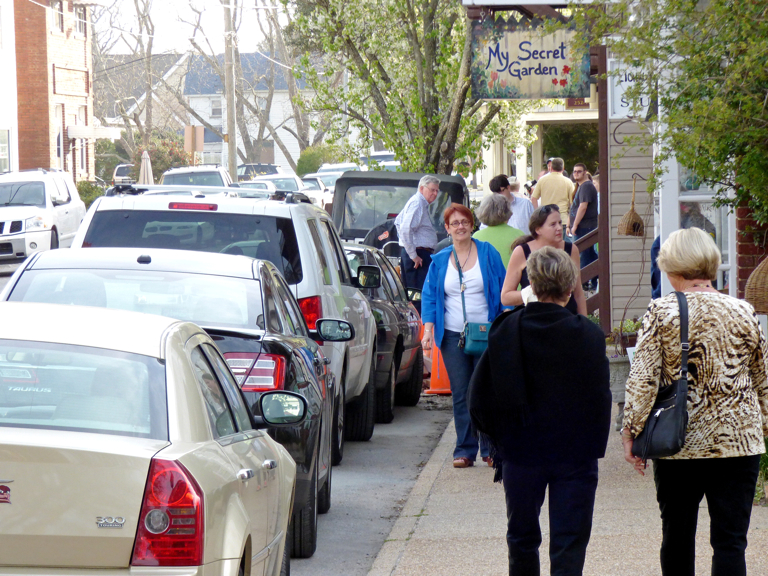 First Friday on Budleigh Street, downtown Manteo