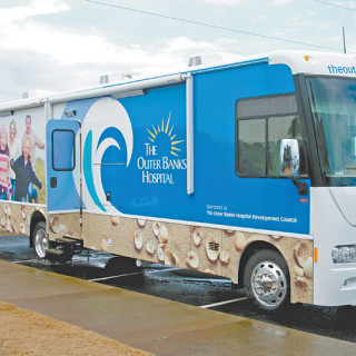 Outer Banks Health Coach ready for visitors. Photo Ki Wilkins Photography