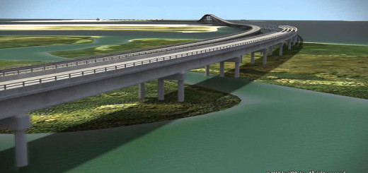 Rendering of Bonner Bridge replacement. Photo, NCDOT.
