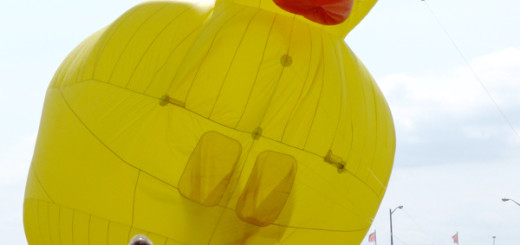 Giant duck kite at the AKA convention held at the Visitor's Bureau Event Site in Nags Head