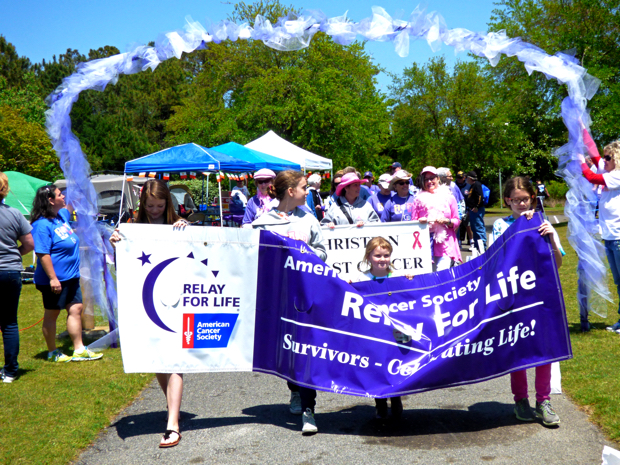 With cancer survivors leading the way, the 2015 Dare County Relay for Life gets underway on Saturday.