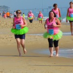 Sue Everhart and Winnie Twiford leading Pack's Pacers.
