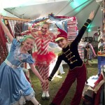 Ballet artists from the Outer Banks Centre of Dance take a moment to pose.