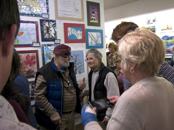 Glenn and Pat Eure who have donated the use of the Ghost Fleet Gallery to Dare County Schools for at least 28 or 29 years.