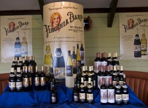 Virginia Dare Wines waiting to be poured at Pamlico Jack's.