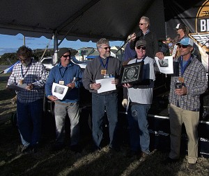 The winners (Lto R): Lawrence Battaile, Marshall Pugh, Greg Ball, Billy Vaughn and Rob Bachman.