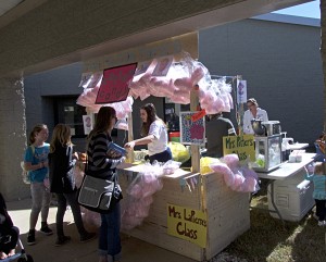 There has to be cotton candy and popcorn at a Carnival.