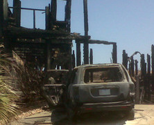 Corolla Fire Destroys Three Ocean Front Homes