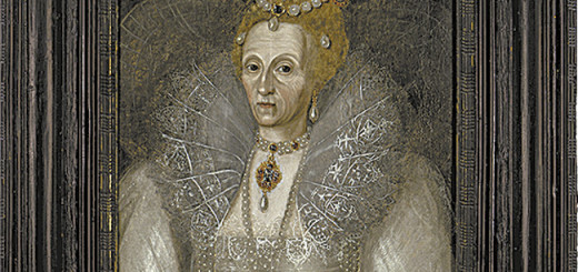 Portrait of Queen Elizabeth I owned by the Outer Banks Elizabethan Gardens.