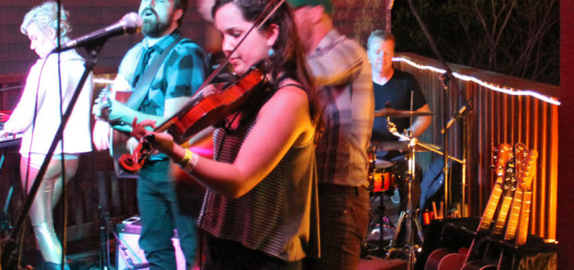Dave Mayfield Parade performing at the Mustang Music Festival
