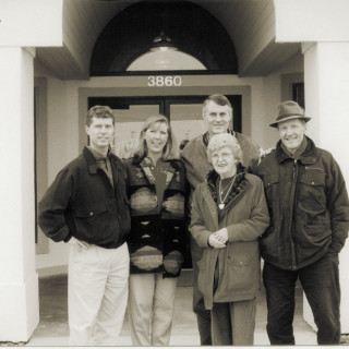 The Gray family: Ronnie, Julie, Larry, Estelle and Walter.