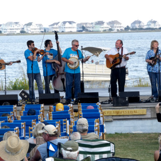 The The James King Band performing Friday afternoon.
