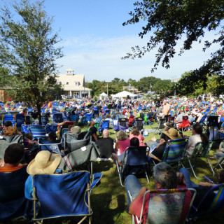 Great turnout at the 7th Annual Duck Jazz Fest.