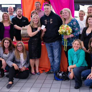 2013 Dream Wedding Giveaway winning couple. Photo by Daniel Pullen Photography.