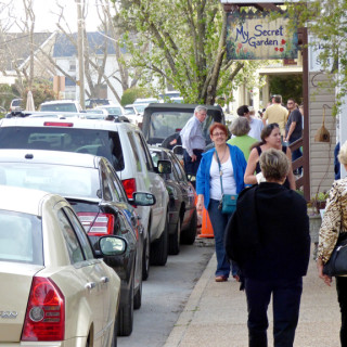 First Friday on Budleigh Street, downtown Manteo