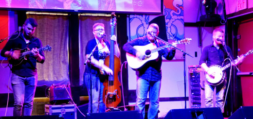 Nu Blu performing at the Outer Banks Brewing Station on Sunday night. Photo, Kip Tabb