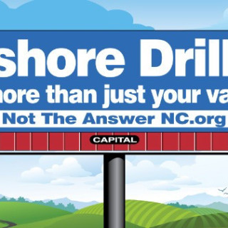 Billboard that Not the Answer NC placed on US 64.