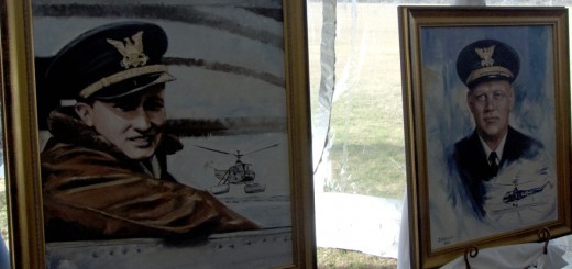 Commander Graham and Captain Erikson. Portraits for the Paul E. Garber First Flight Shrine.